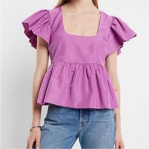 NWT Express Peplum Top
